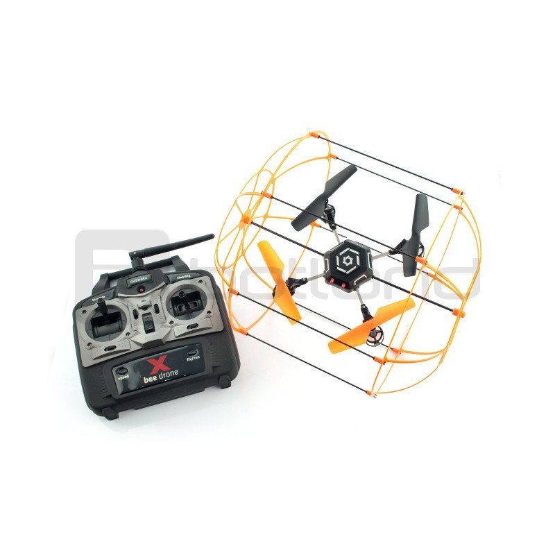 Quadrocopter drone OverMax X-Bee drone 2.3 2.4GHz - 26cm + 2 additional batteries
