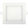 LED panel ART SLIM flush-mounted square 8.5cm, 3W, 210lm, AC80-265V, 4000K - white neutral - zdjęcie 1