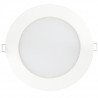 LED ART flush-mounted round panel 18cm, 16W, 1000lm, AC80-265V, 3000K - white heat - zdjęcie 1