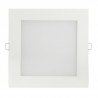 LED panel ART flush-mounted square 18cm, 16W, 1000lm, AC80-265V, 3000K - white heat - zdjęcie 1