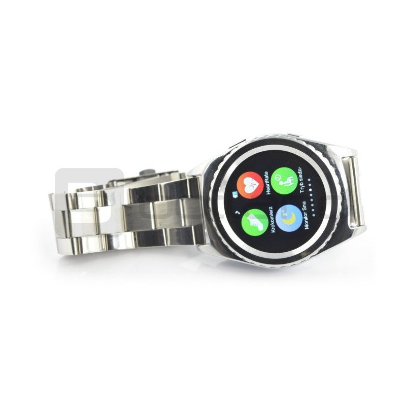 SmartWatch NO.1 G4 silver - a smart watch