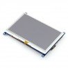 Resistive touch screen TFT LCD display 5" 800x480px HDMI + USB Rev. 2.1 for Raspberry Pi 3/2/B+ - zdjęcie 2