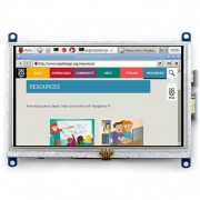 Resistive touch screen TFT LCD display 5" 800x480px HDMI + USB Rev. 2.1 for Raspberry Pi 3/2/B+