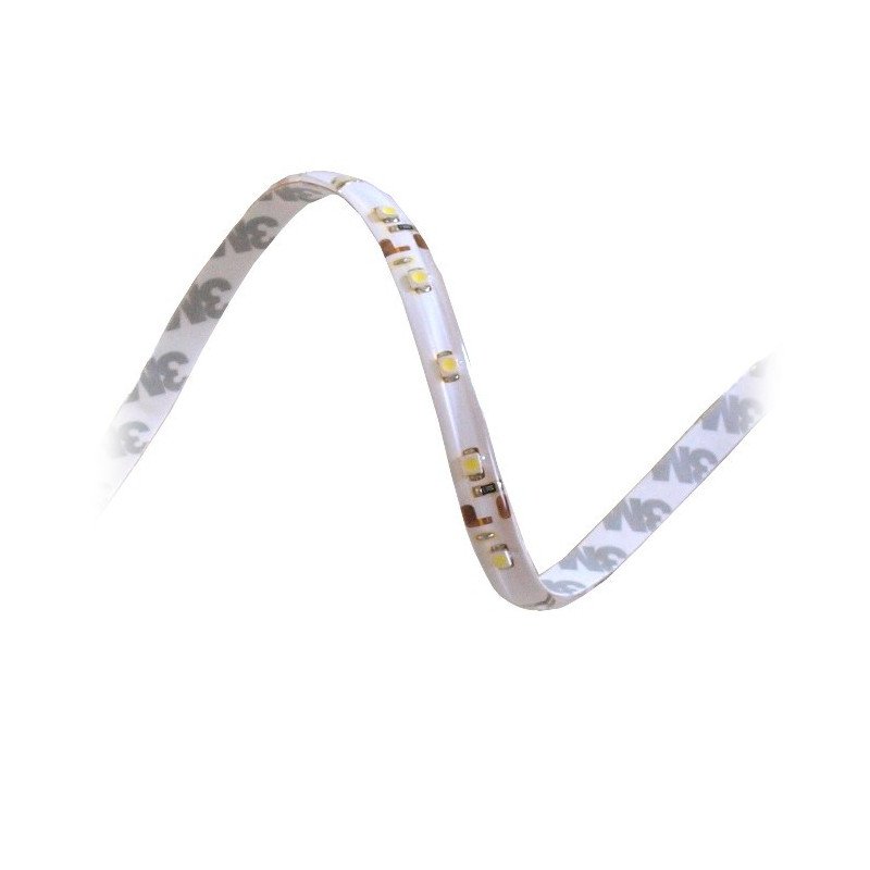 LED bar SMD3528 IP65 6W, 60 diodes/m, 8mm, white and warm - 25m