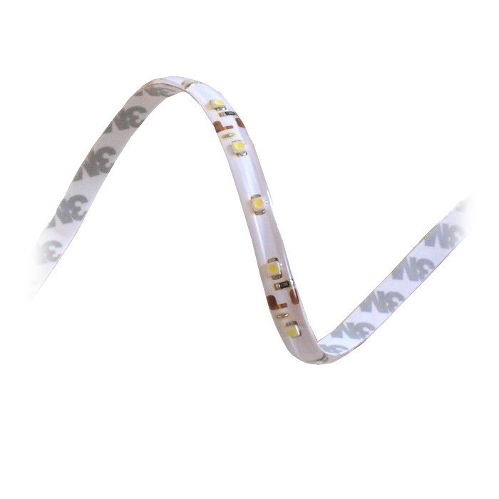 LED bar SMD3528 IP65 6W, 60 diodes/m, 8mm, white and warm - 25m