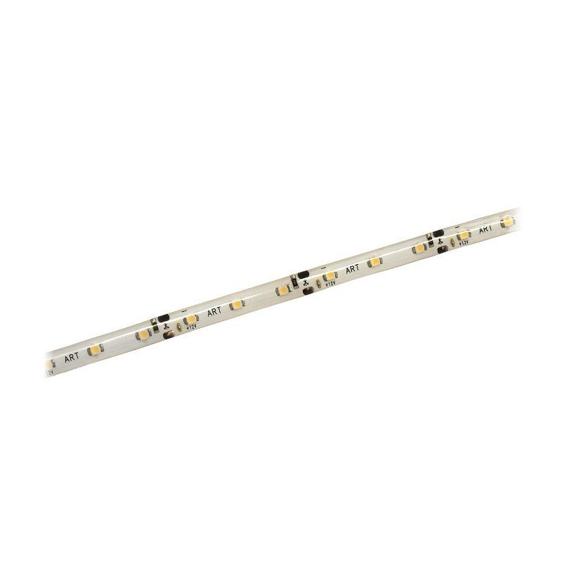 LED bar SMD3528 IP65 4.8W, 60 diodes/m, 8mm, white warm - 25m