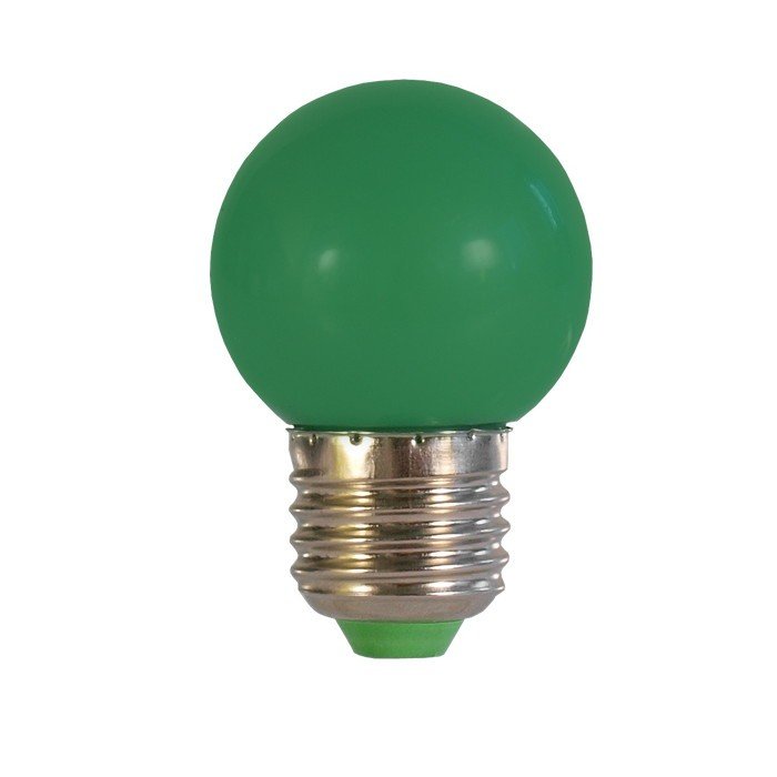 LED bulb ART E27, 0.5W, 30lm, green