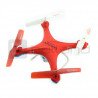 Quadrocopter drone OverMax X-Bee drone 3.1 Plus 2.4GHz with camera - red - 34cm + 2 additional batteries - zdjęcie 1