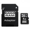 Goodram micro SD / SDHC 4GB class 4GB memory card with adapter - zdjęcie 2