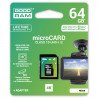 Goodram micro SD / SDXC 64GB 4K UHS-I Class 10 memory card with adapter - zdjęcie 1