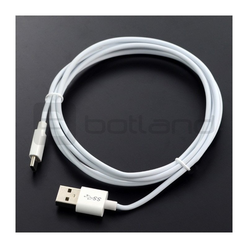 USB 2.0 type A cable - USB 2.0 type C Tracer - 1.5m white