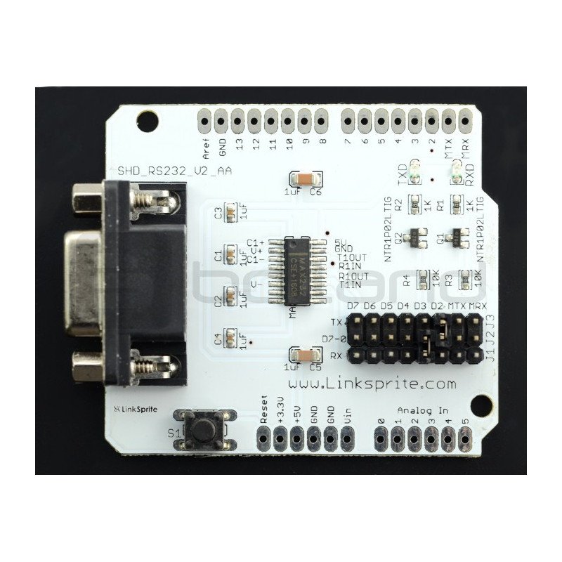 LinkSprite - RS232 Shield V2 for Arduino