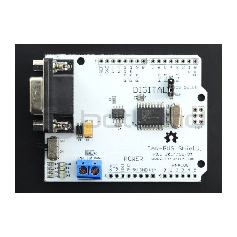 LinkSprite - CAN-BUS Shield - Arduino overlay