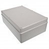 Plastic box Kradex Z95JS ABS with gasket and bushings - 283x193x95mm grey - zdjęcie 1