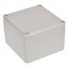 Plastic box Kradex Z111JS ABS with gasket and bushings - 82x80x55mm grey - zdjęcie 1