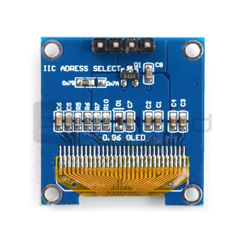0.96" Inch Blue SPI OLED LCDModule 4pin