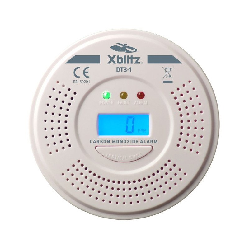 Charge and gas sensor - Xblitz Carbon Monoxide Monoxide Alarm DT3-1