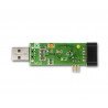 Programmer AVR compatible with USBasp ISP + IDC tape - green - zdjęcie 3