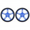 Pololu 60x8mm wheels - blue - zdjęcie 1