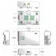 Raspberry Pi Model B Multicomp - white Raspberry Pi Model B Multicomp - white