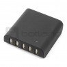 Goobay Intellignet 5x USB 5V 8A power supply - black - zdjęcie 1