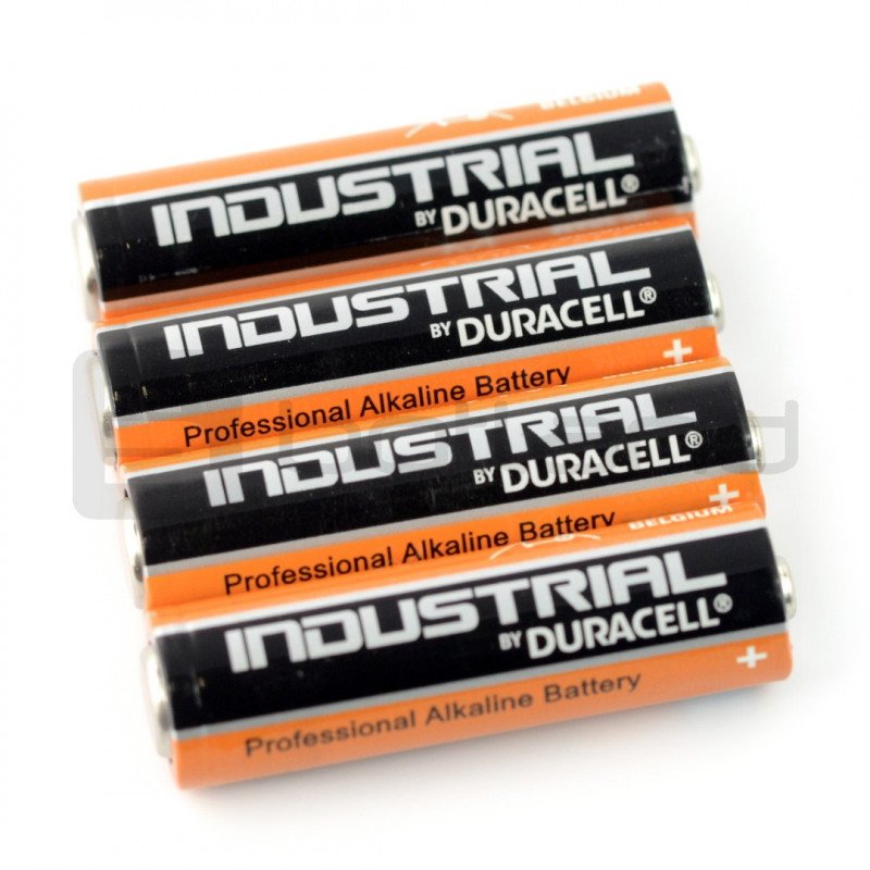 AA (R6 LR6) Duracell Industrial alkaline battery - 4 pcs.