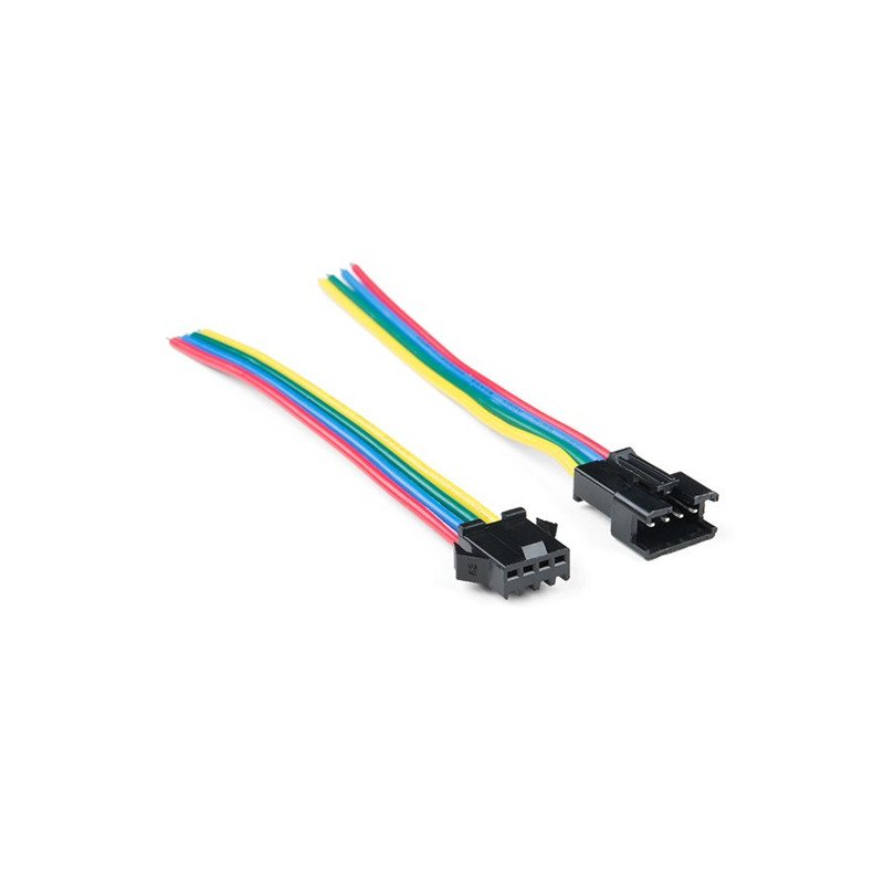 10 X 10mm 2 pin LED Strip to power connector with 15CM cable for IP54/IP65 