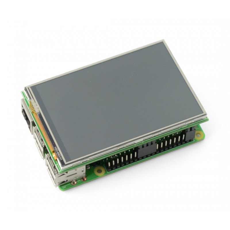 Resistive touch screen TFT LCD display of 3.5" 480x320px for Raspberry Pi 3B/3/2