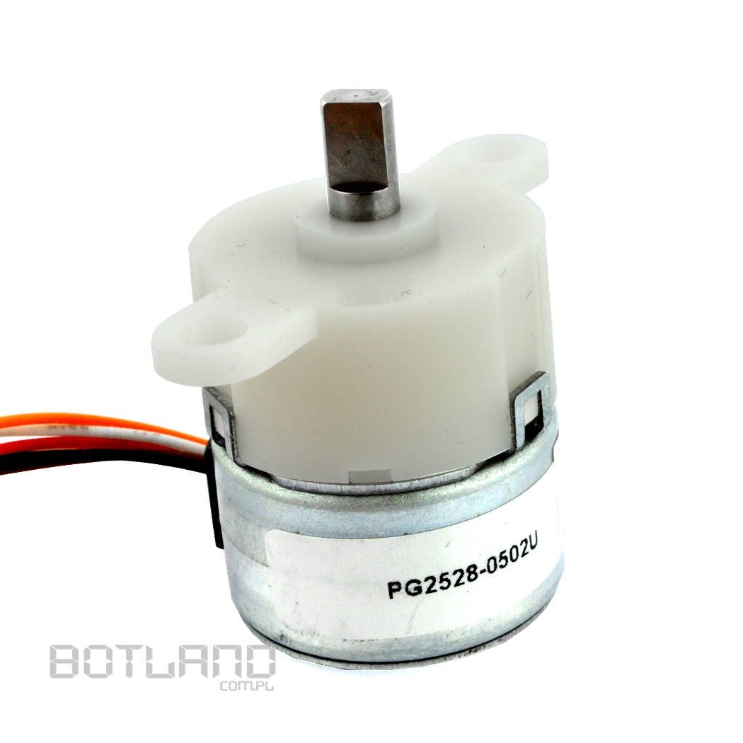Stepper motor with gearbox PG1521-0504B 5V 0.4A 0.2Nm