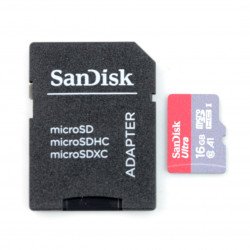 microSDHC 16GB SanDisk ULTRA/bez adaptera