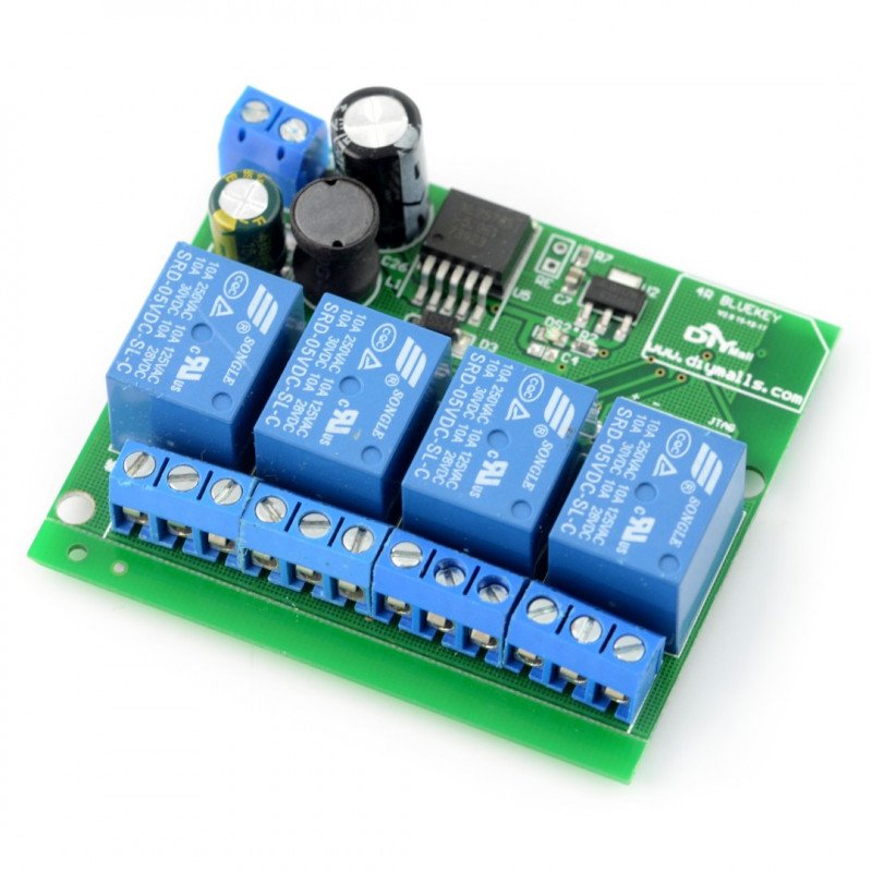 4 Channel Relay Module Bluetooth 4.0 BLE for Apple Android Phone IOT 