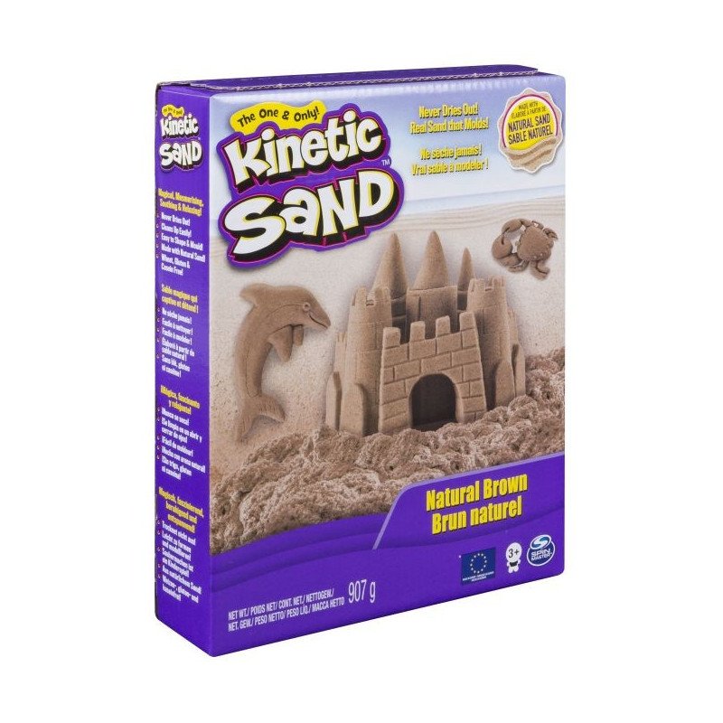 Kinetic Sand shiny sand - 907g - brown
