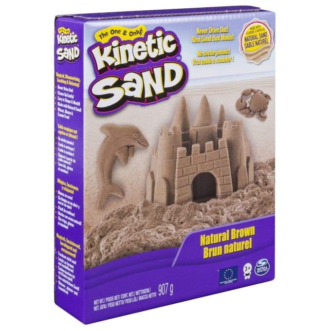 Kinetic Sand shiny sand - 907g - brown