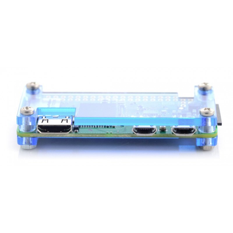 Raspberry Pi Zero Case - Fluo Open - blue