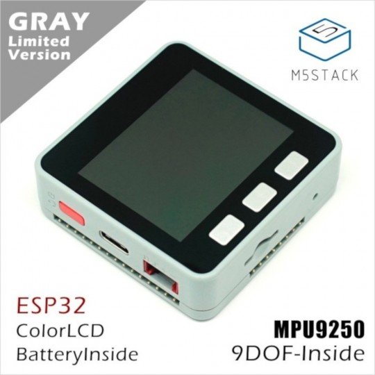 M5Stack Core - Tensilica ESP32 LX6 Dual-Core 240MHz wi-fi Bluetooth - MPU9250 - LCD 2"
