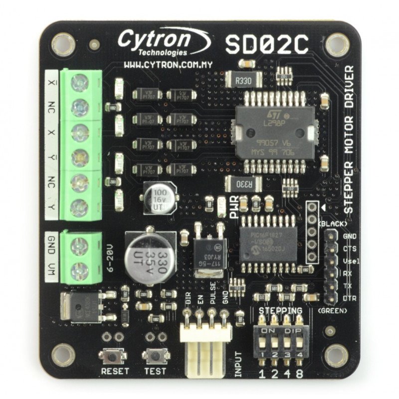 Cytron SD02C - 20V/1A stepper motor controller