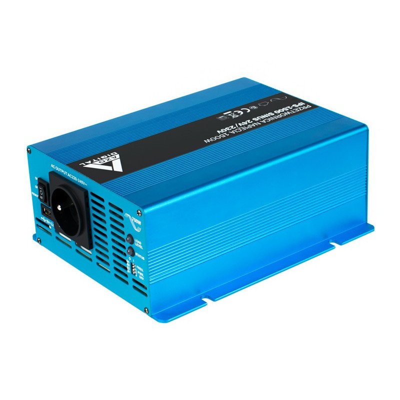 AZO Digital 24 VDC / 230 VAC SINUS IPS-1500S 1500W