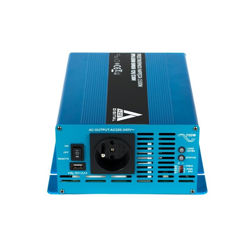 AZO Digital 12 VDC / 230 VAC SINUS IPS-1500S 1500W