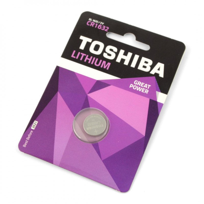 Toshiba 3V lithium battery CR1632