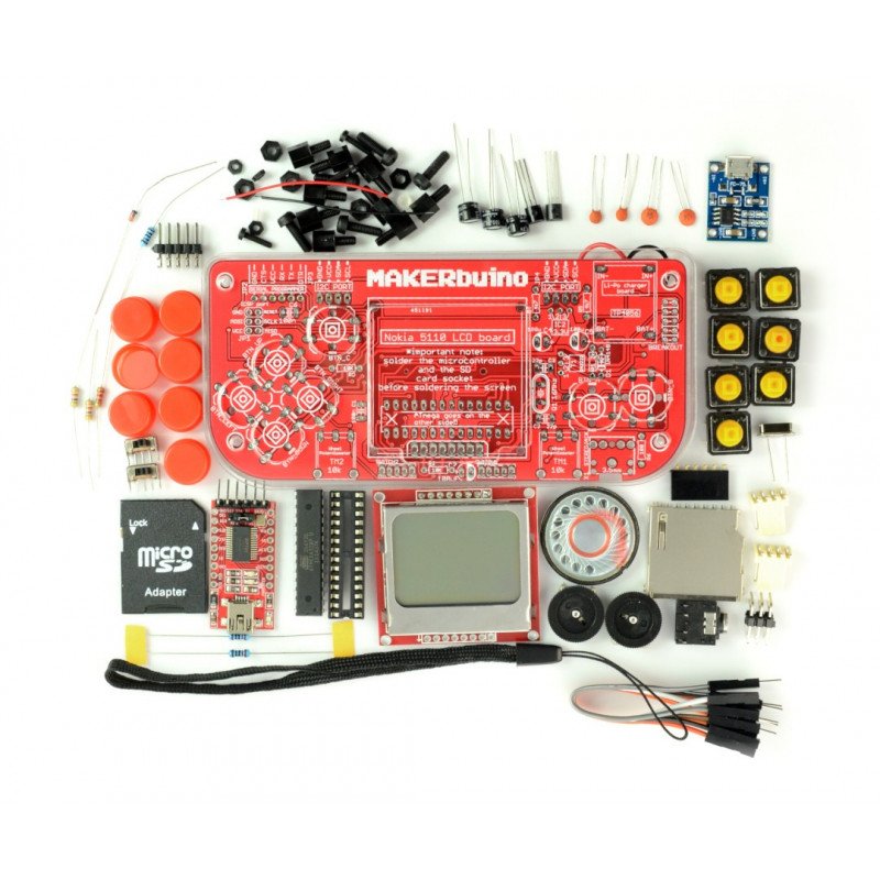 MAKERbuino - Assembly kit with tools
