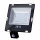 Lampa zewnętrzna LED ART, 20W, SMD, IP65, AC80-265V, black, 4000K-W, sensor Lampa zewnętrzna LED ART, 20W, SMD, IP65, AC80-265V, black, 4000K-W, sensor