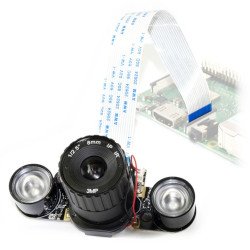 Waveshare RPi IR-CUT Camera (B) 5MPx - day/night IR for Raspberry Pi + IR modules