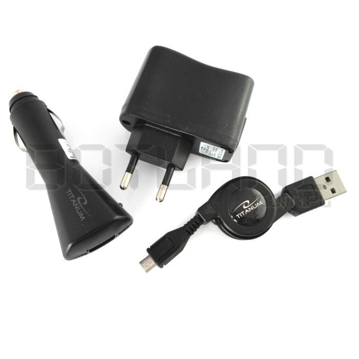 Power supply kit - AC / DC / USB / MicroUSB 1A EZ-116 chargers