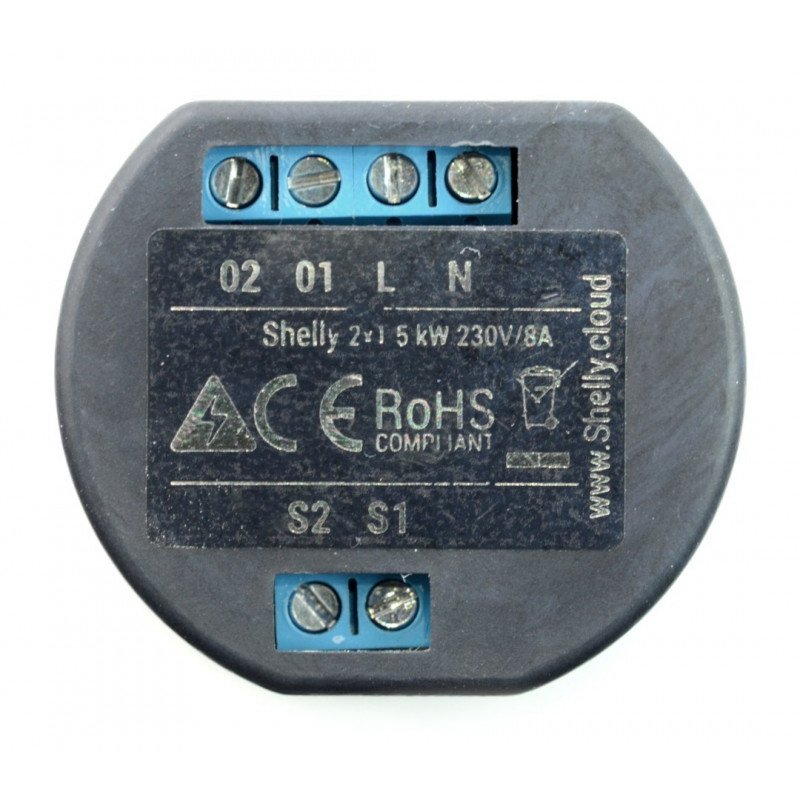 Shelly2 Double Relay Switch - 230V WiFi relay 2x devices - Androis/iOS app*