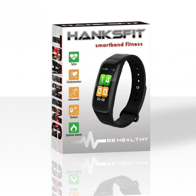 ART Hanksfit S-FIT18 smartband - black