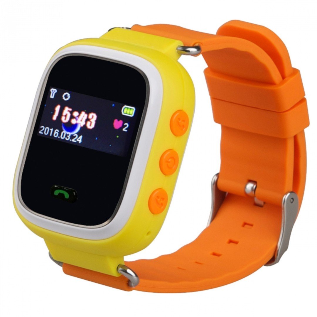 Watch for children with GPS locator - orange