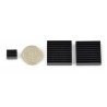 Heat sink kit for Raspberry Pi RPI-Coolkit.9 with thermal tape - black - zdjęcie 2