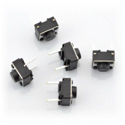 Tact Switch 6x6, 4.3mm DIP - 5szt.