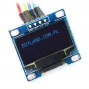 0.96" Inch Blue SPI OLED LCDModule 4pin