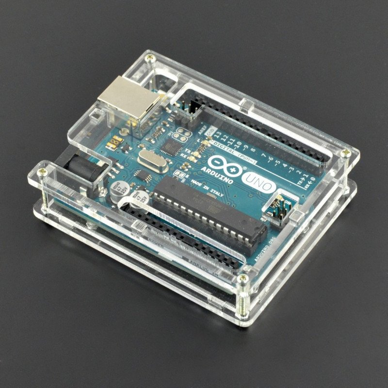 Housing for Arduino Uno - transparent slim v2